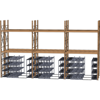 Quantum Floor Track Storage Systems