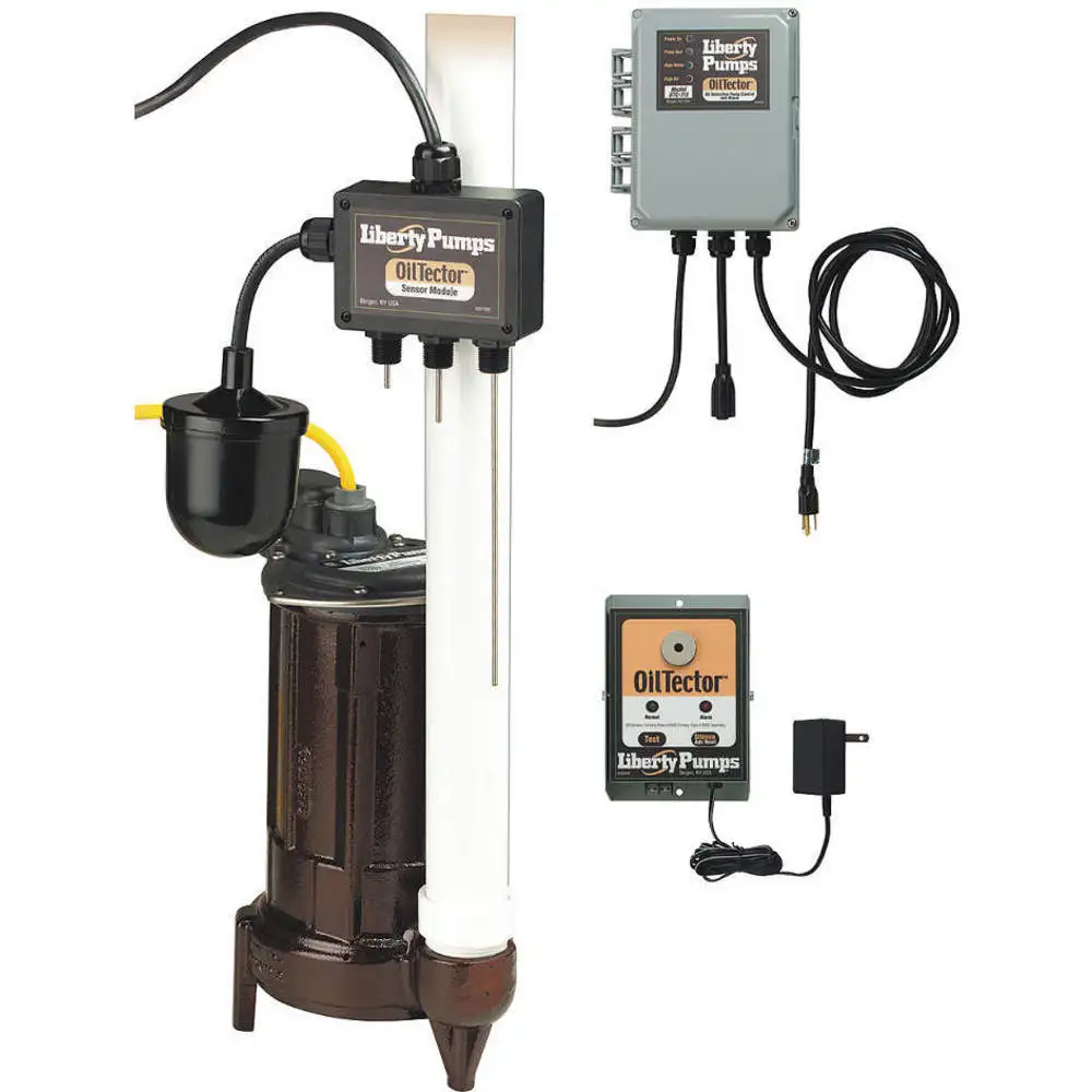 Elevator Sump Pump with Oil Sensor