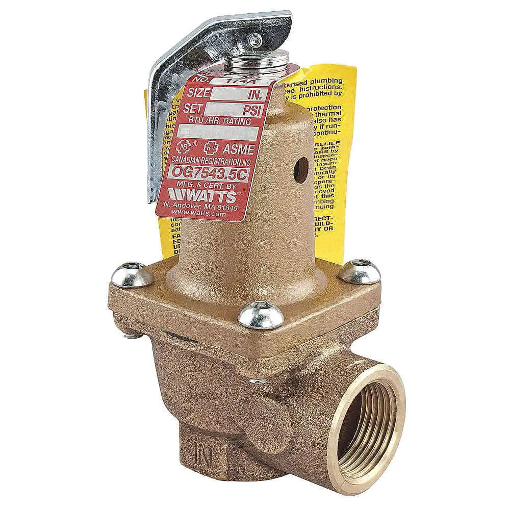 Temperature and Pressure Relief Valves