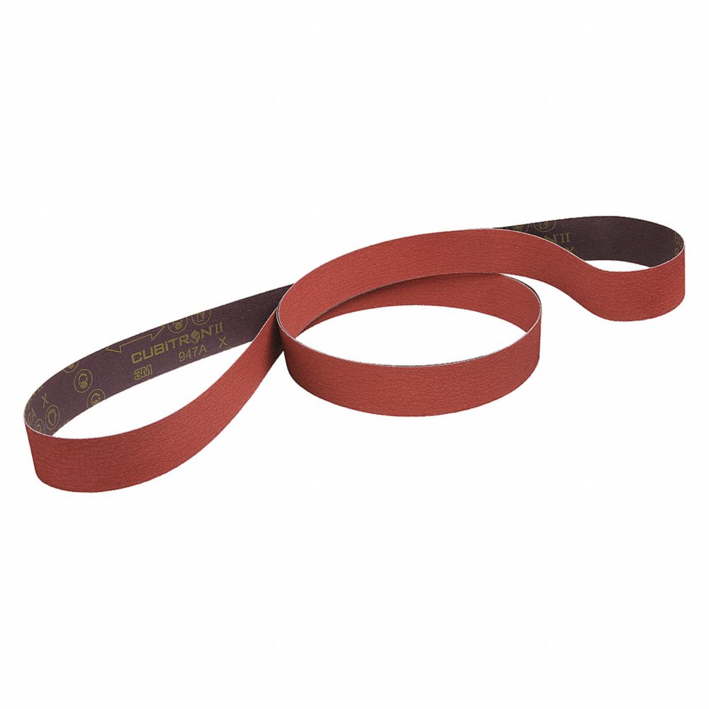 Sanding Belt, 18 Inch Length, 3/4 Inch Width, Ceramic, 60 Grit, Medium, Coated