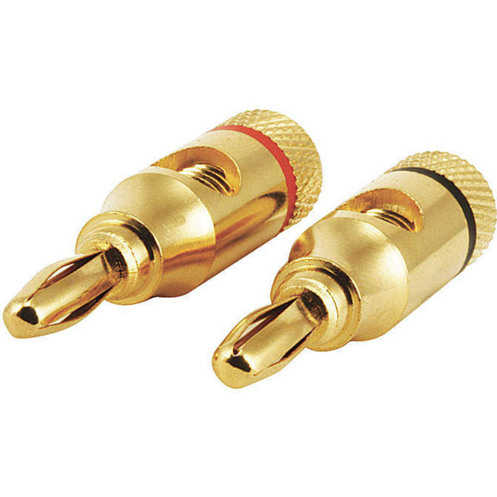 Banana Speaker Plugs 1pr Open Screw