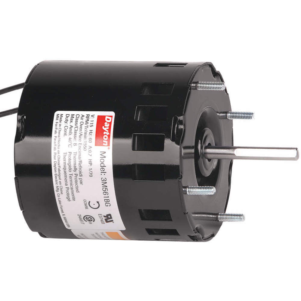 Hvac Motor 1/70 Hp 1550 Rpm 115v 3.3
