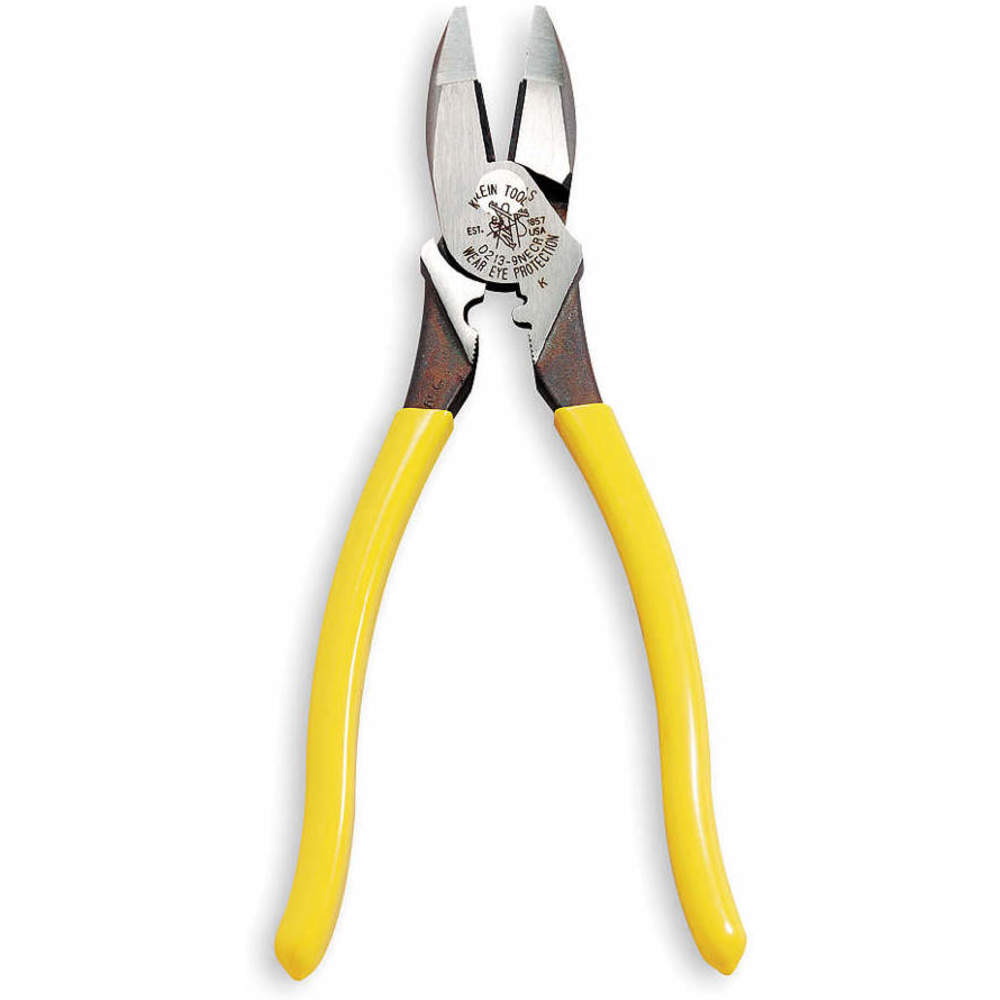 Klein Tools D2139NECR 700460 4A835 Linesman Pliers, Size 93/8