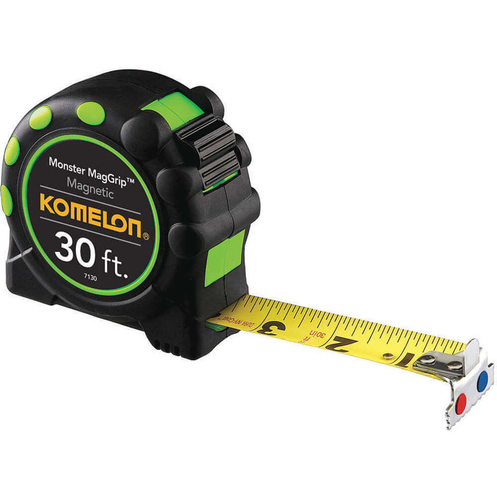 Komelon 7116 Tip Tape Measure 1 Inch x 16 Feet 8YU93