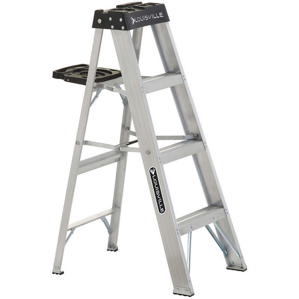 Louisville AS3006 6' Type iA 300 lbs. Load Capacity Aluminum Step Ladder