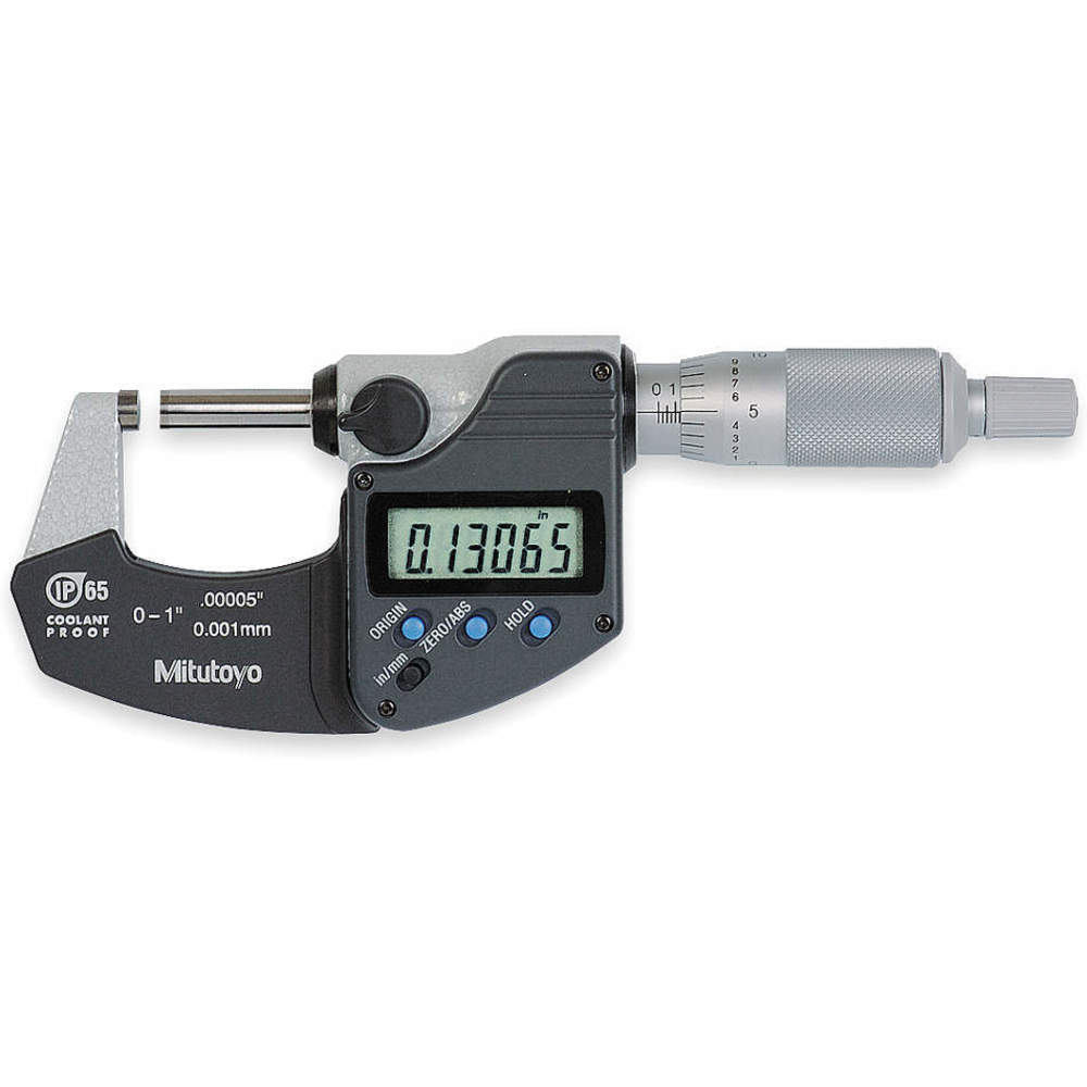 Mitutoyo 293-330-30 | 4LA70 | Digital Micrometer 0-1in Ratchet | Raptor  Supplies Australia