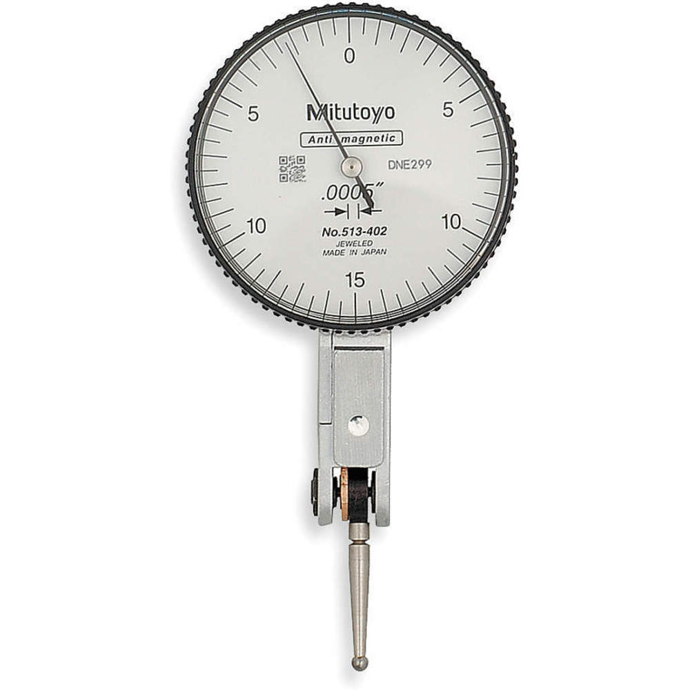 Mitutoyo 513402 4LA91 Dial Test Indicator 1.54 Inch Diameter 0.03