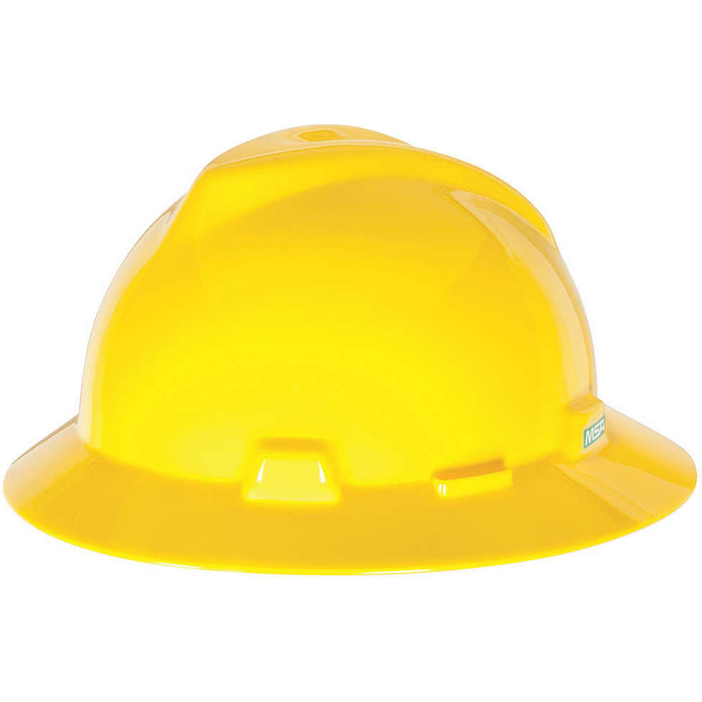 Hard Hat Full Brim Yellow
