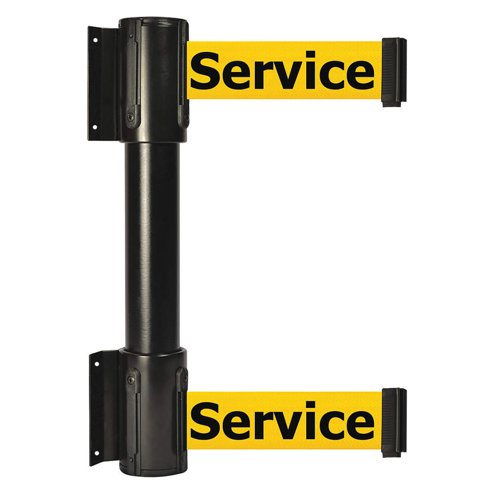 Belt Barrier 7-1/2 feet Out Of Service