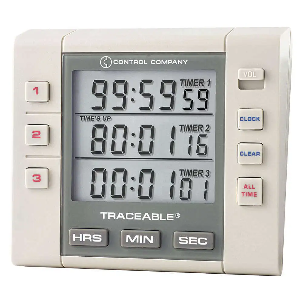 TRACEABLE Digital And Mechanical Timers