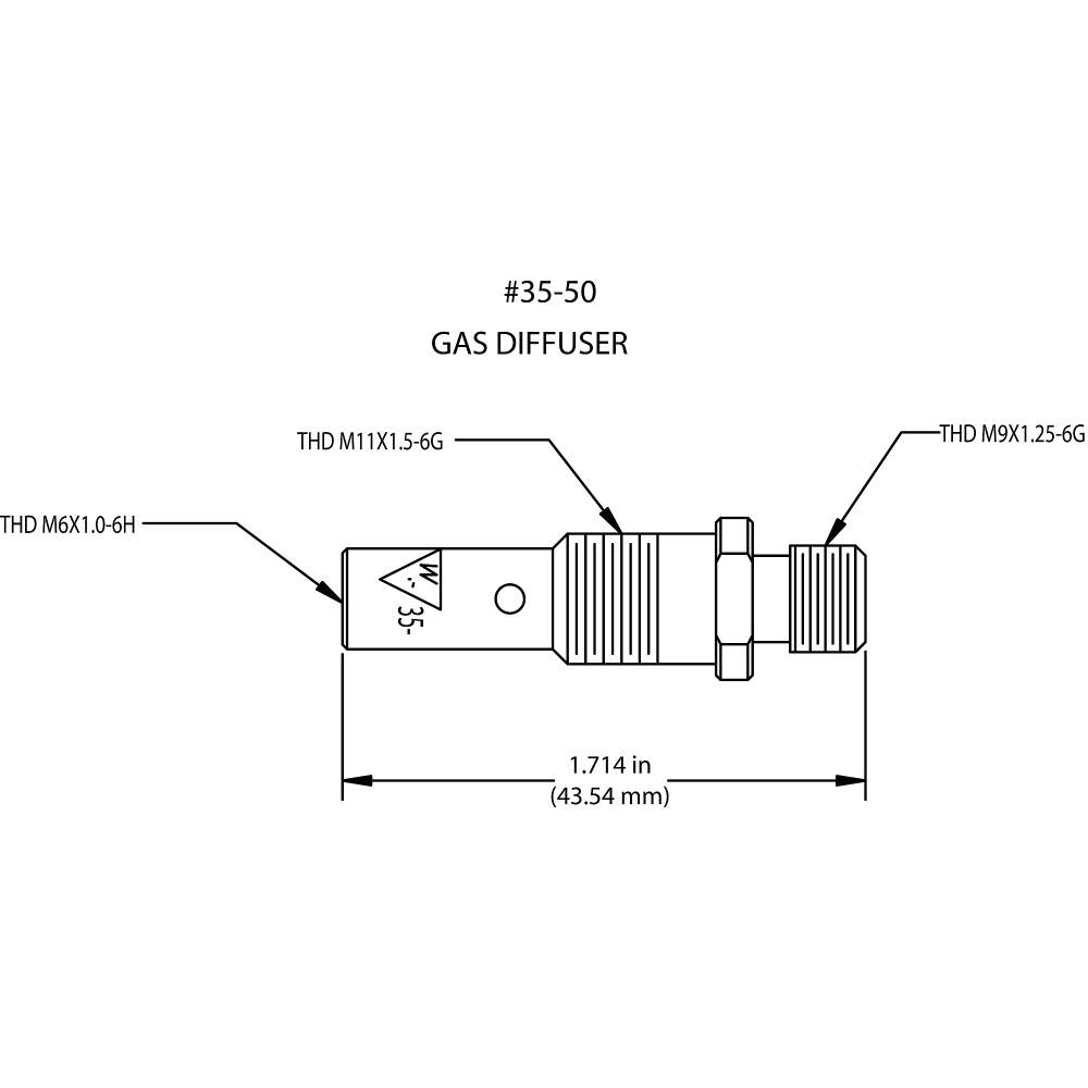 Tweco Welding Gas Diffuser Raptor Supplies Singapore