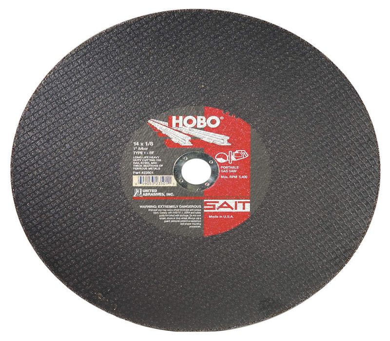 United Abrasivessait 23501 Abrasive Cutoff Wheel 14 Inch Diameter