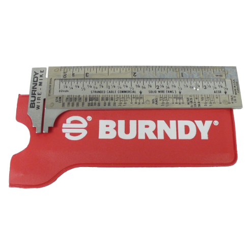 BURNDY Hole Drill Bore and Wire Gauges