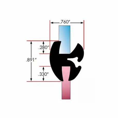 FAIRCHILD Rubber Locking Gaskets