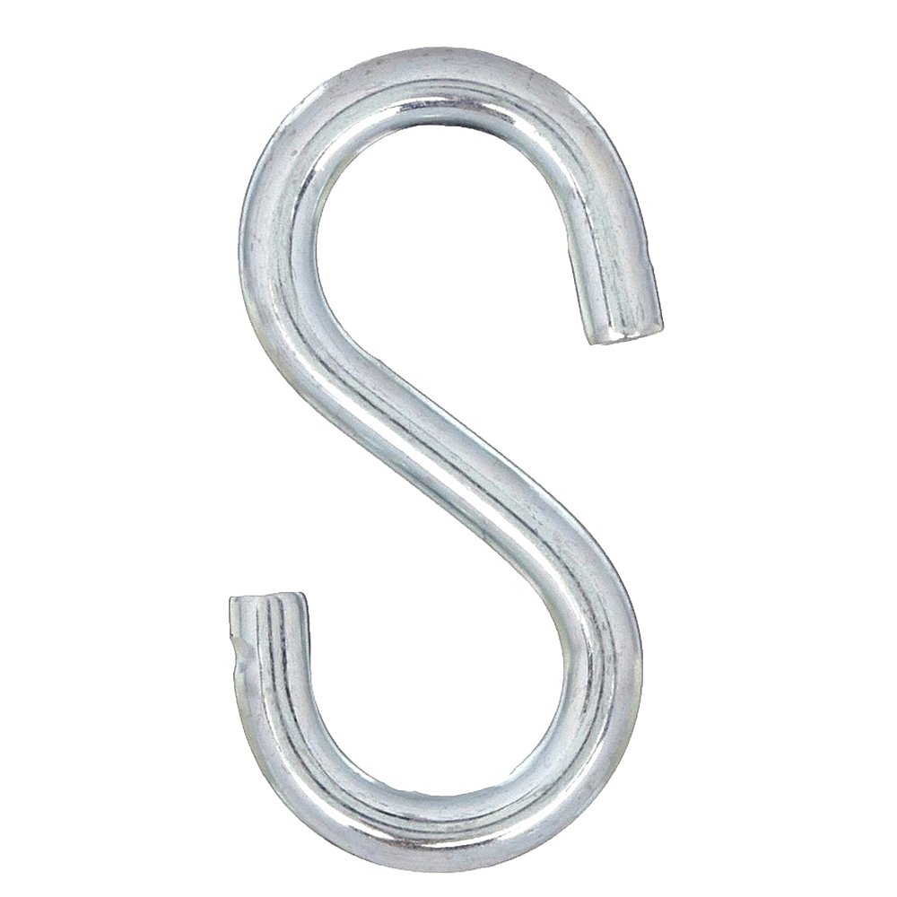S Hook 3/16 Inch Opening 1-1/4 Inch