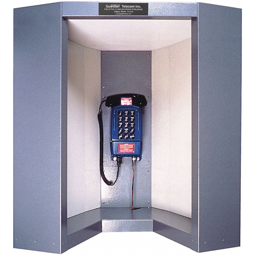 Acoustic Booth Gray Galvanised Liner 24db