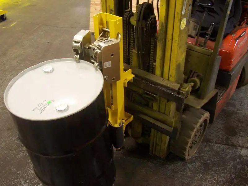 LIFTOMATIC Fork Mounted Drum Handling Equipment