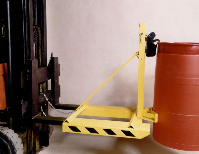 Forklift Mounted Drum Handler, 750 lbs. Capacity, 32 x 31 x 38 Inch Size