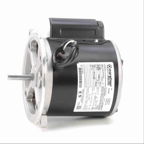 Marathon Motors 048C34S24 Oil Burner Motor, CapacitorStart, 1/5 HP