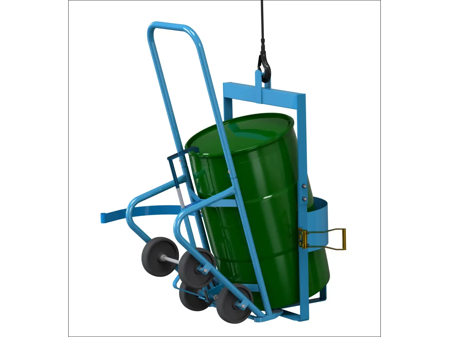 MORSE DRUM 86 Below Hook Drum Lifter, 1000 lb Holding Capacity, Carbon Steel, No Tilt | AF6EYB 30CM65