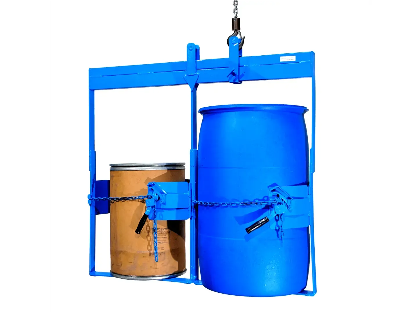 MORSE DRUM 86S-2D Double Drum Lifter With Under Drum Support, No Tilt, 454 kg Capacity | AF6EYD