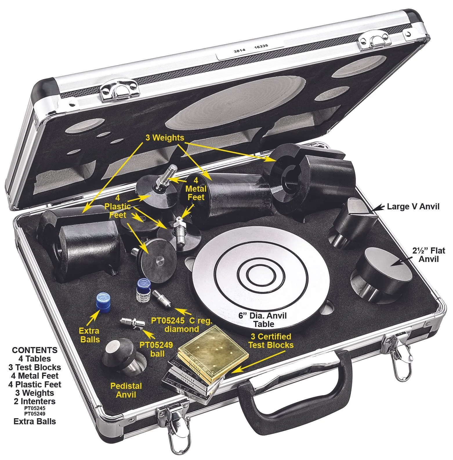 STARRETT 3814 Benchtop Hardness Tester A B C Scales | AC4HAH 2ZUP4 / 67754