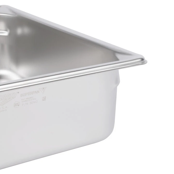 VOLLRATH 30142 Pan Two-thirds Size 9 1/3 Quart | AD8WPQ 4NDD7