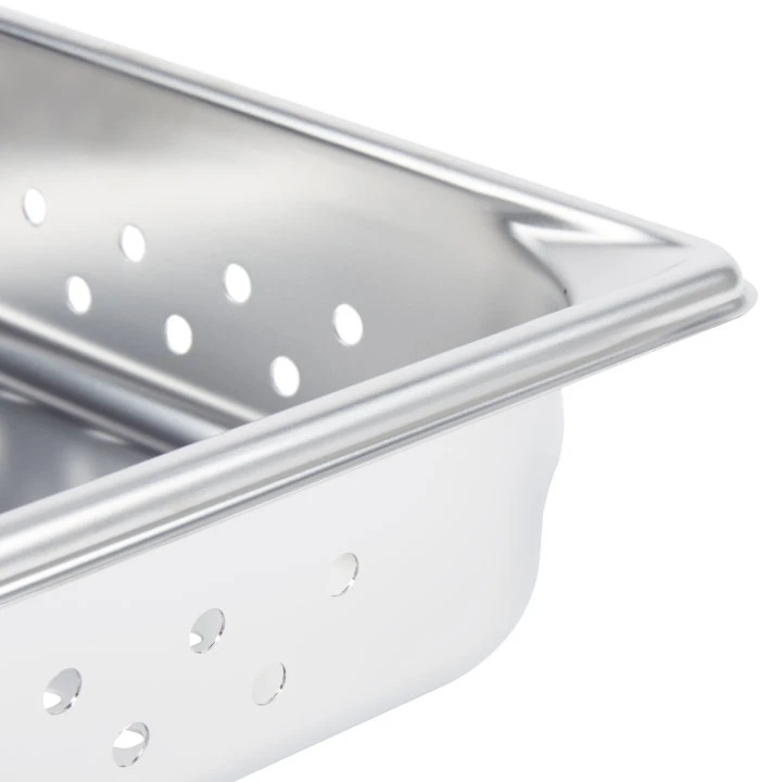 VOLLRATH 30223 Perforated Pan Half-size 4.3 Qt. | AD8WRQ 4NDJ9
