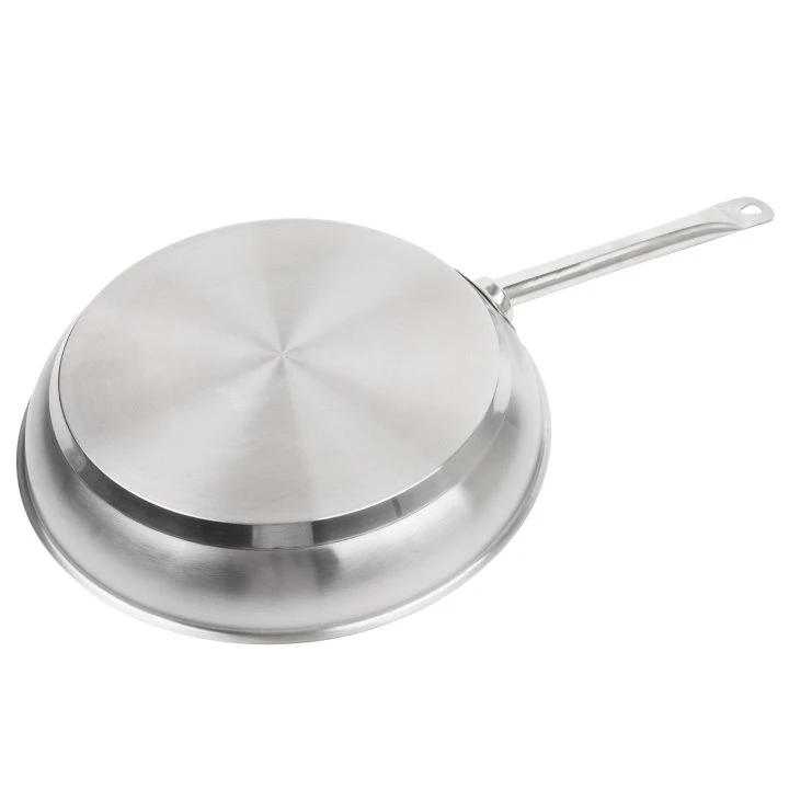 VOLLRATH 3812 Stainless Steel Fry Pan 12-1/2 Inch Diameter | AJ2JPY 6PTZ4