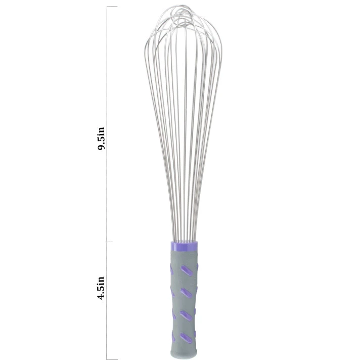 VOLLRATH 47004 Piano Whip L 14 Inch Purple | AD8HRG 4KJK2