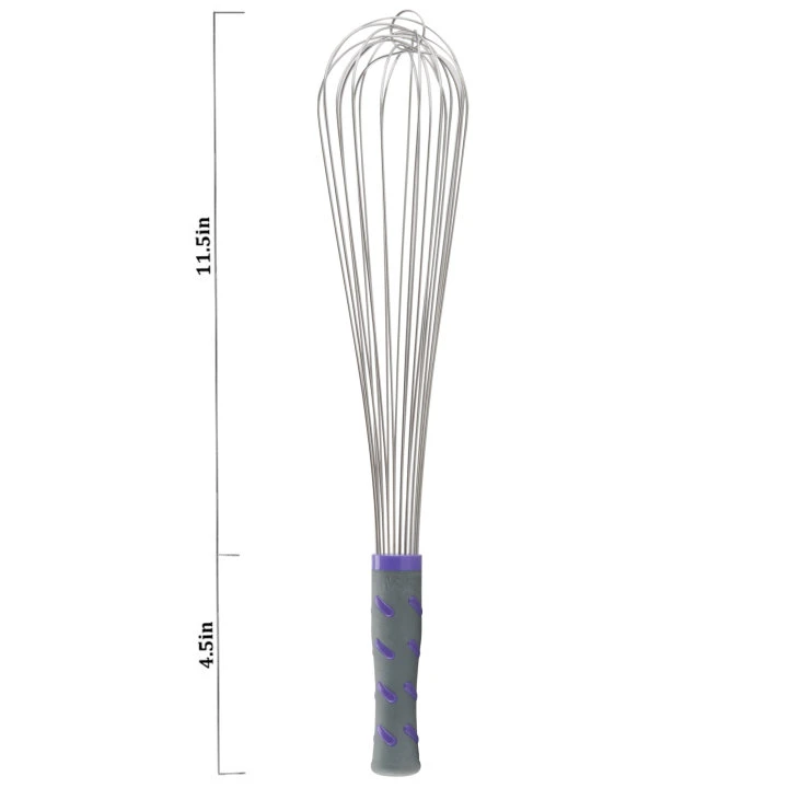 VOLLRATH 47005 Piano Whip L 16 Inch Purple | AD8HRH 4KJK3