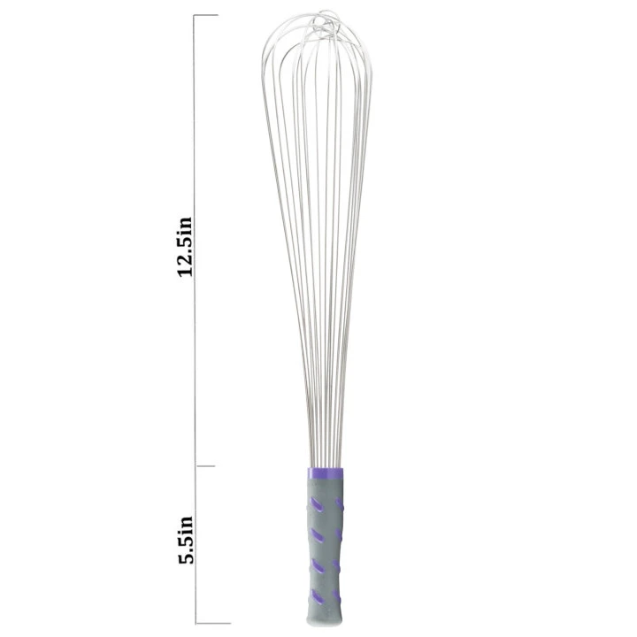 VOLLRATH 47006 Piano Whip L 18 Inch Purple | AD8HRJ 4KJK4