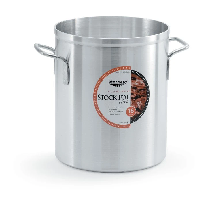 VOLLRATH 67516 Aluminium Stock Pot 16 Quart | AD9HXL 4RZA8
