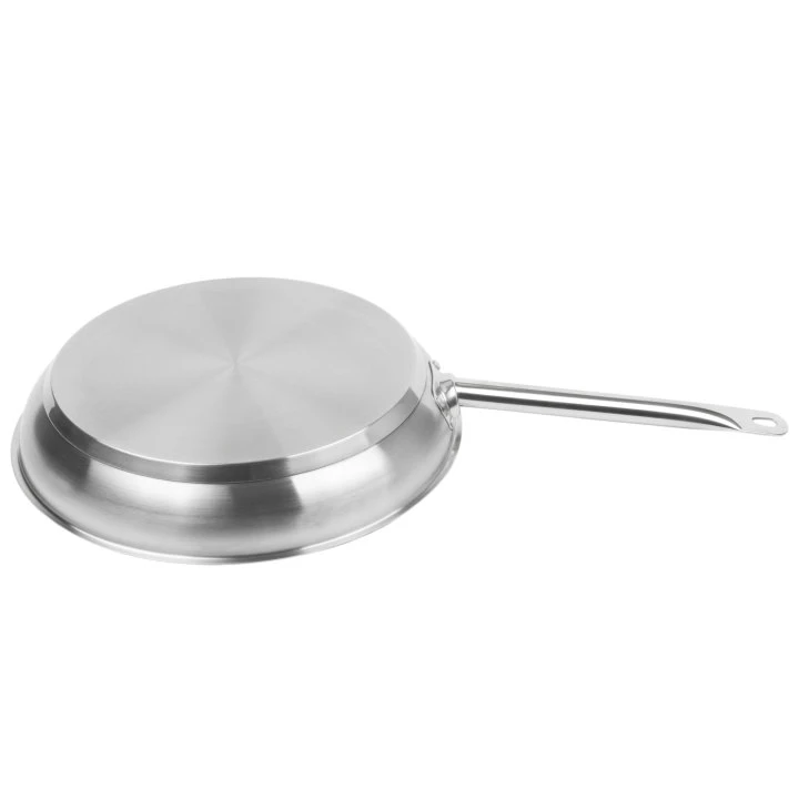 VOLLRATH N3812 Stainless Steel Fry Pan 12-1/2 Inch Diameter | AJ2JQB 6PTZ7