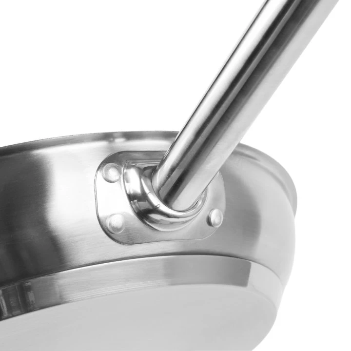 VOLLRATH N3812 Stainless Steel Fry Pan 12-1/2 Inch Diameter | AJ2JQB 6PTZ7